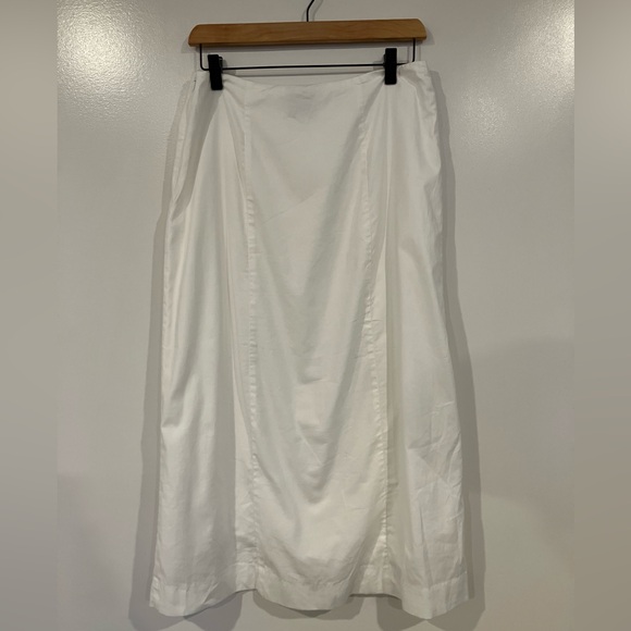 Reformation Marcie Two Piece Set – White Cotton Top & Midi Skirt - Picture 5 of 11